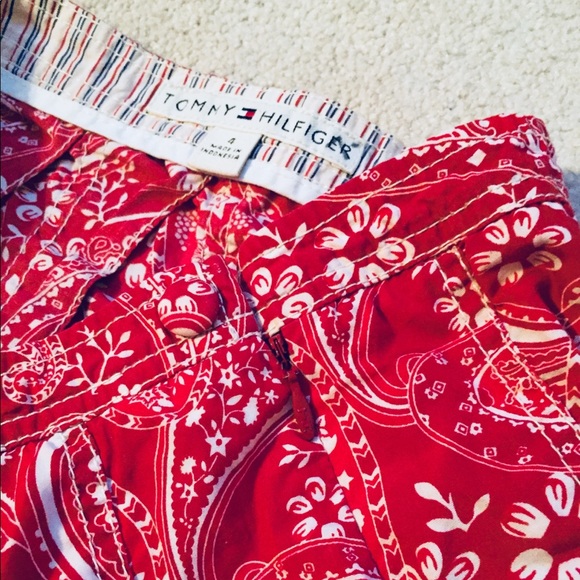 Red Paisley Skirt - Picture 3 of 4